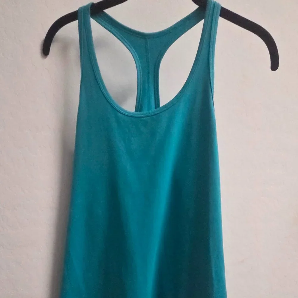Teal Nike Dri-Fit Tank top-Woman's Small-Athletic‎ Wear-Fitted Trendy